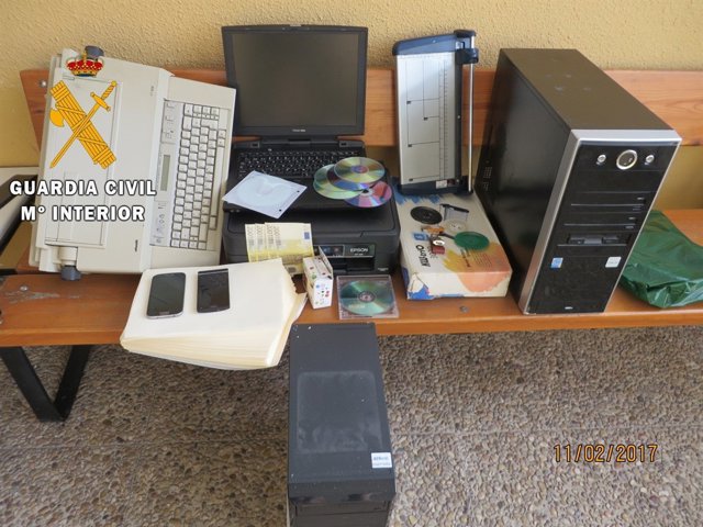 Material intervenido