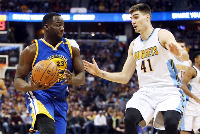 Draymond Green y Juancho Hernangomez en el Devner Nuggets - Juancho Hernangómez 