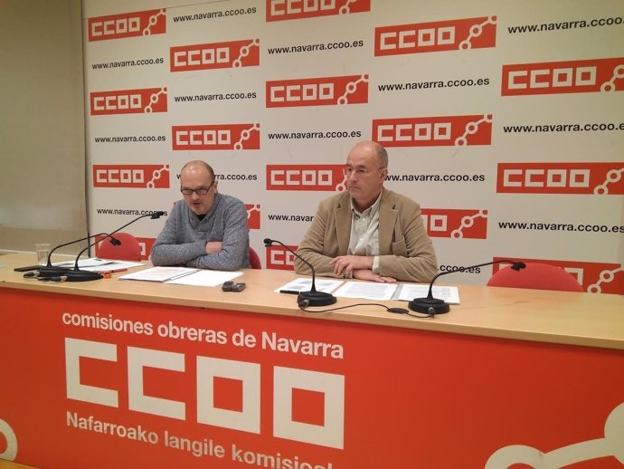 Raúl Villar y Ricardo Jimeno, de CCOO