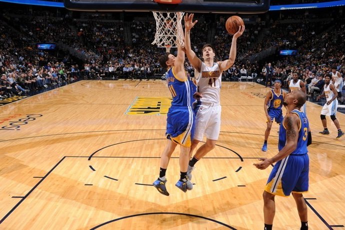 Juancho Hernangómez al Denver Nuggets - Golden State Warriors        