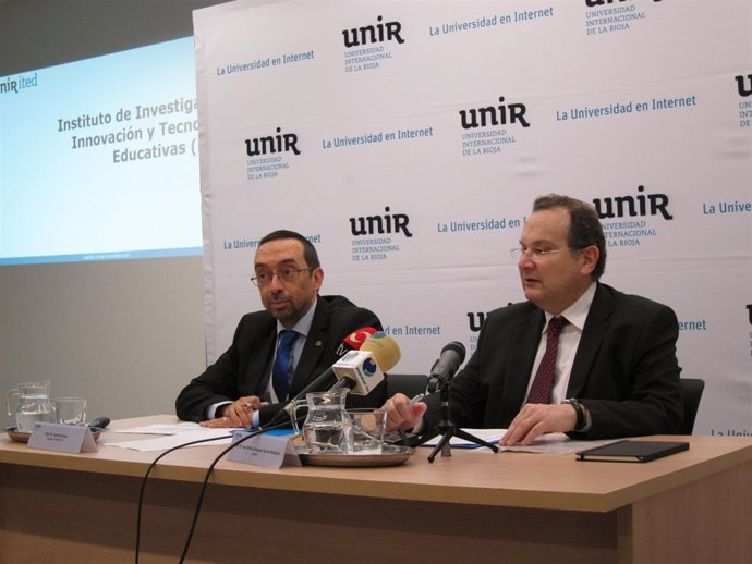 Presentación UNIR iTED por parte del rector y del director del mismo