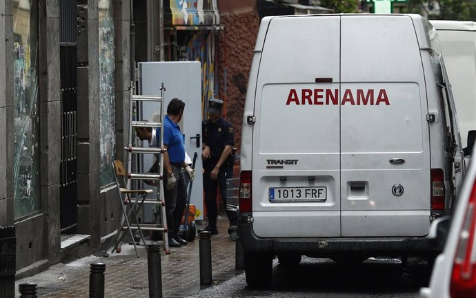 Desalojo del Patio Maravillas en Madrid