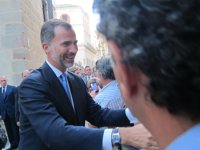 Felipe VI inaugura en Málaga el Foro Transfiere y visita el Museo de la Aduana
