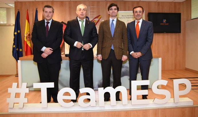 Alejandro Blanco, Jaime González Castaño y José Hidalgo en Sporttoury