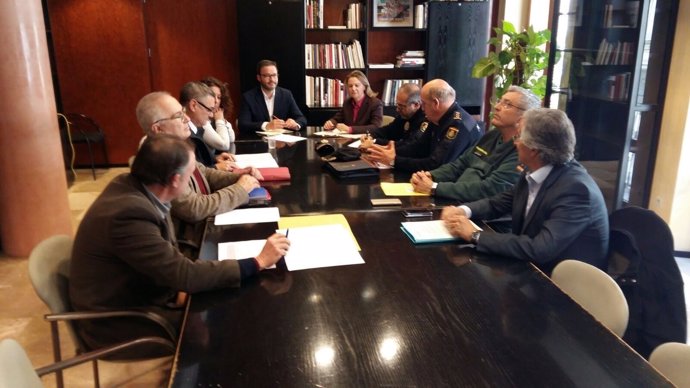 Reunión Ayuntamiento Palma y Policía Nacional