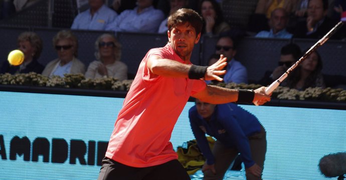  Fernando Verdasco Durante El Mutua Madrid Open 2015