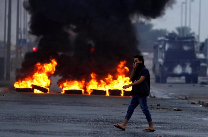 Enfrentamientos en el sexto aniversario de las protestas de 2011 en Bahréin