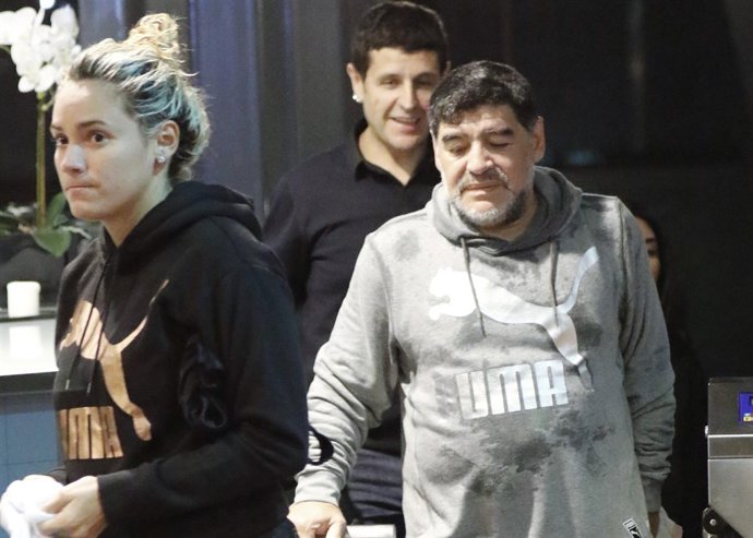 Rocío Oliva y Diego Armando Maradona/ José Ramón Guisado
