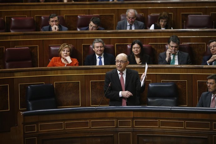 Cristóbal Montoro al Congrés dels Diputats
