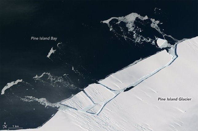 Nuevo iceberg en Pine Island