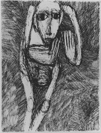 El Museo de Navarra muestra los dibujos expresionistas de Rosemary Koczy, superviviente del holocausto