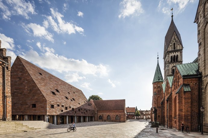 Edifici 'Kannikergarden', a Ribe (Dinamarca)