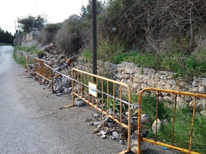 Desprendimientos en Artà