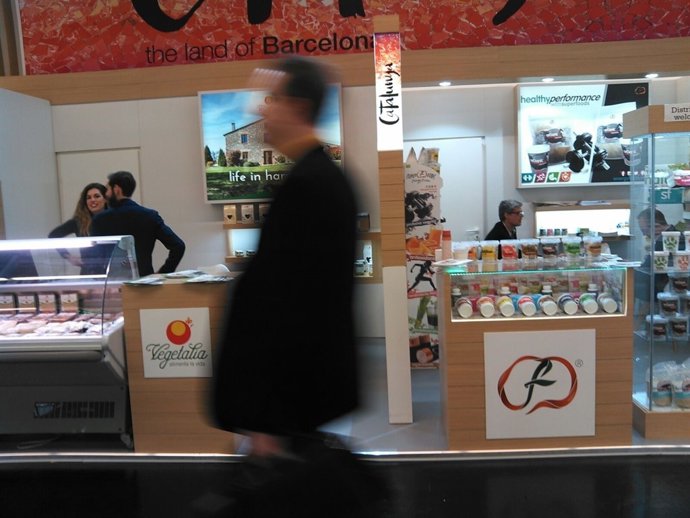 Estand d'una companyia catalana a la fira Biofach 