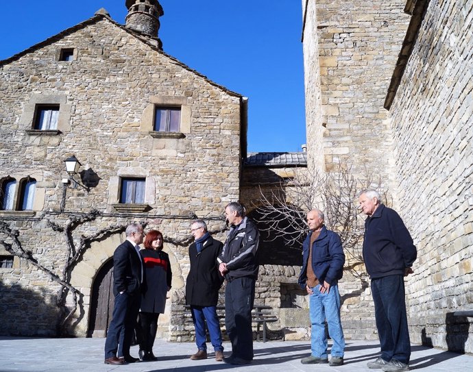 Visita de Miguel Gracia a Jaca