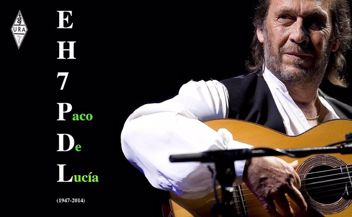 Radioaficionados de Algeciras homenajean a Paco de Lucía con transmisiones