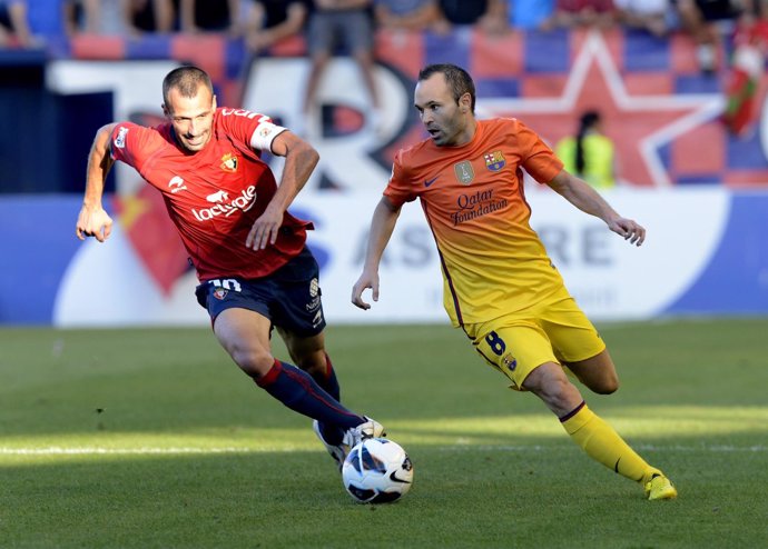 Patxi Puñal y Andrés Iniesta