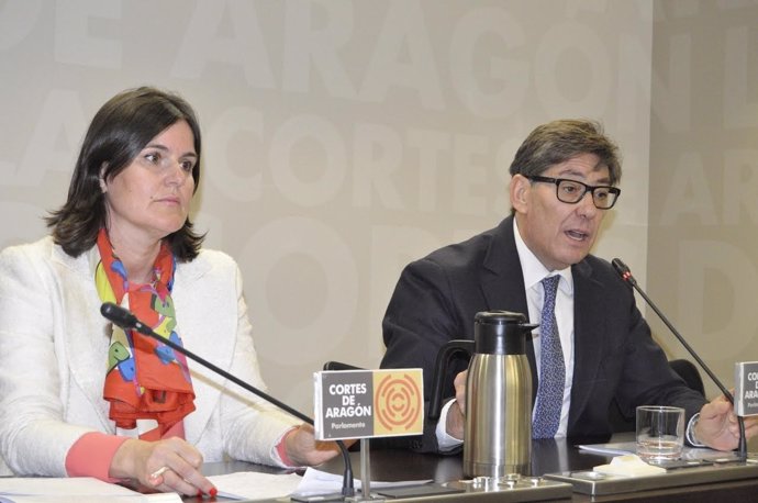 Elena Allué y Arturo Aliaga, diputados del PAR