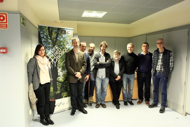 Expertos en gestión forestal del Bosque Mediterráneo Life RedBosques