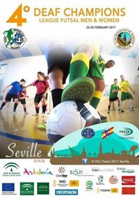 Treinta equipos de 14 países se disputarán la IV DEAF Champions League de Fútbol Sala para sordos