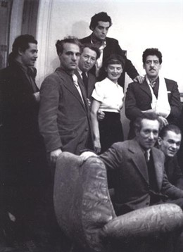 Algunos integrantes de la generación de los 'Logicofobista' 