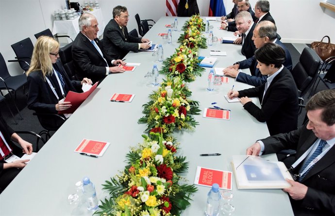 Reunión entre Rex Tillerson y Sergei Lavrov