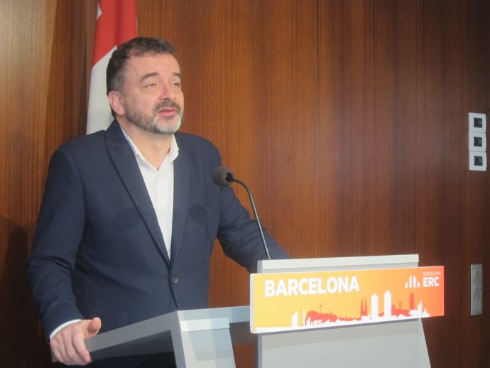 El líder de ERC en Barcelona, Alfred Bosch                       