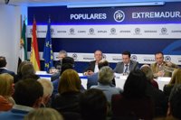 El XII Congreso Autonómico del PP se celebrará el próximo 25 de marzo en Mérida (Badajoz)