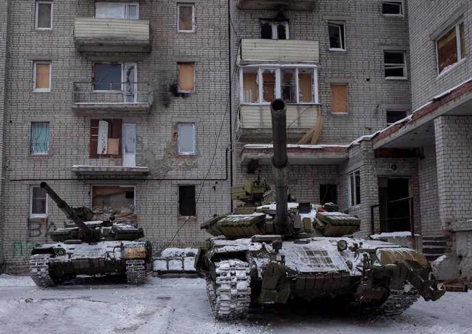 Tanques ucranianos en  Avdiyivka