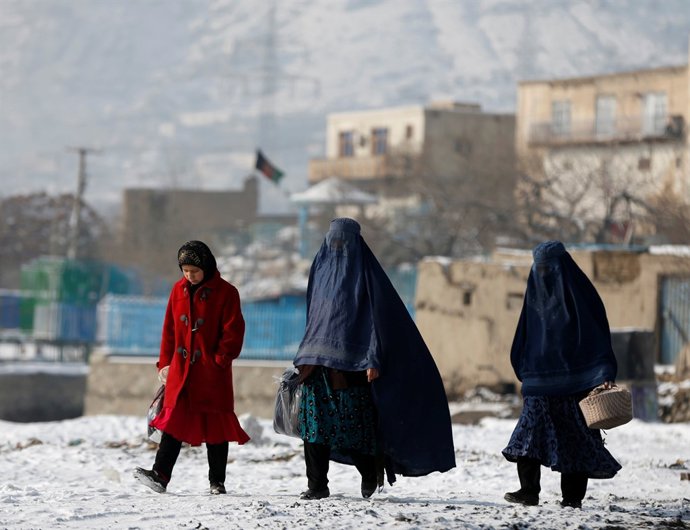 Mujeres afganas con burka