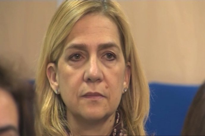 La infanta Cristina, absuelta en el caso Nóos