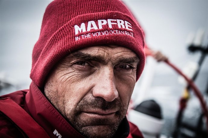 Xabi Fernández, patrón del Mapfre en la Volvo Ocean Race