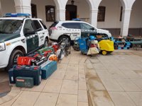 Detenido por sustraer objetos valorados en 65.000 euros de un almacén de Manzanares