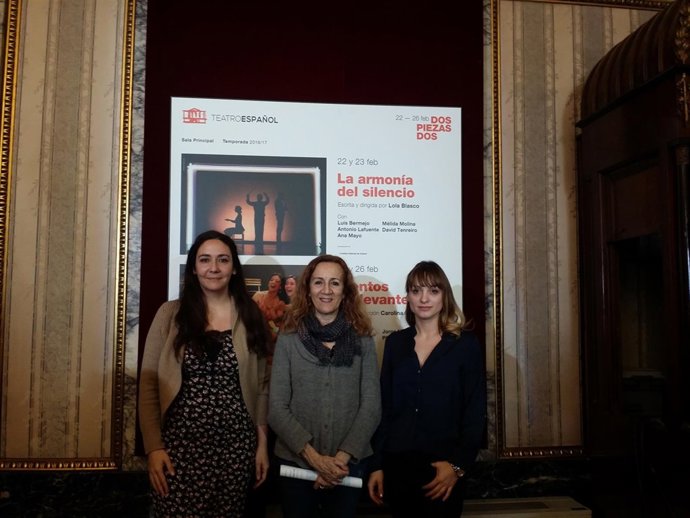 Carolina África, Carme Portaceli y Lola Blasco en el Teatro Español