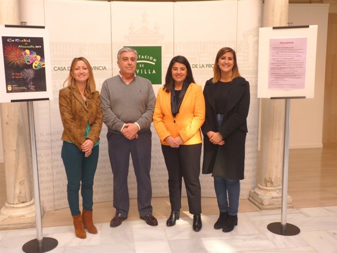 Presentación del cartel anunciador del carnaval de Almensilla