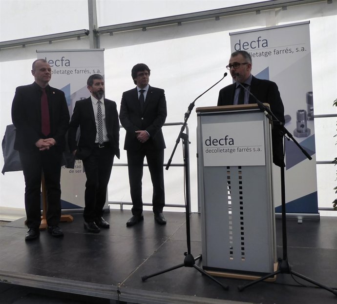 Decfa reivindica davant Puigdemont una mà d'obra "més qualificada"