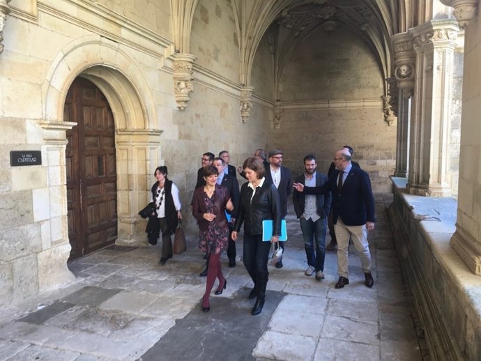 Martiño Noriega en la junta directiva de la Asociación de Municipios del Camino 