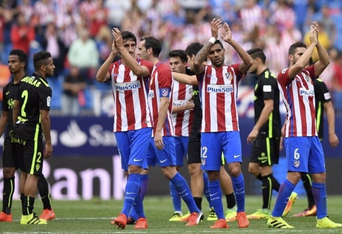El Atlético de Madrid vence al Sporting de Gijón 5-0