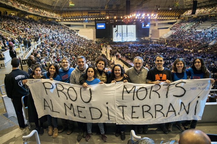 Concert pels refugiats en el Palau Sant Jordi de Barcelona