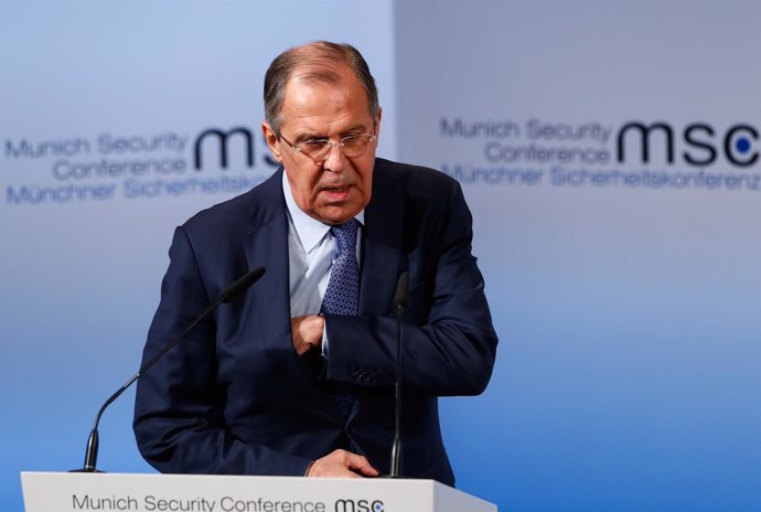 Sergei Lavrov en la conferencia de seguridad de Múnich