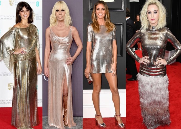 Vestidos metalizados, la prenda que arrasa en todas las red carpet
