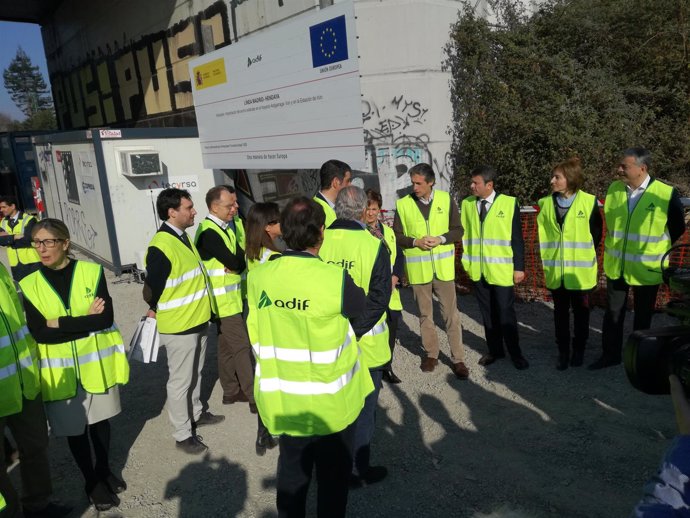 Visita del ministro de Fomento, Íñigo de la Serna, a San Sebastián.