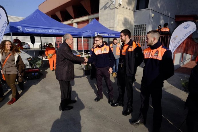 De la Torre en el acto anual de Agrupación de Voluntarios de Protección Civil 