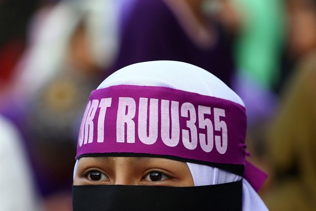 Manifestación islamista en Malasia