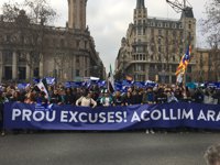 La Guàrdia Urbana xifra en 160.000 els manifestants a favor d'acollir refugiats