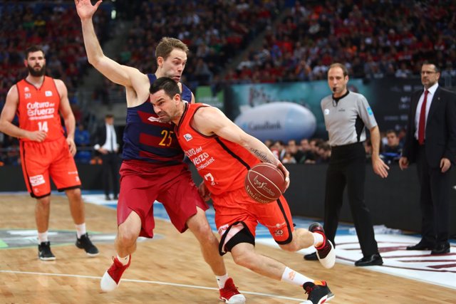 Rafa Martínez en el Valencia Basket - Barcelona