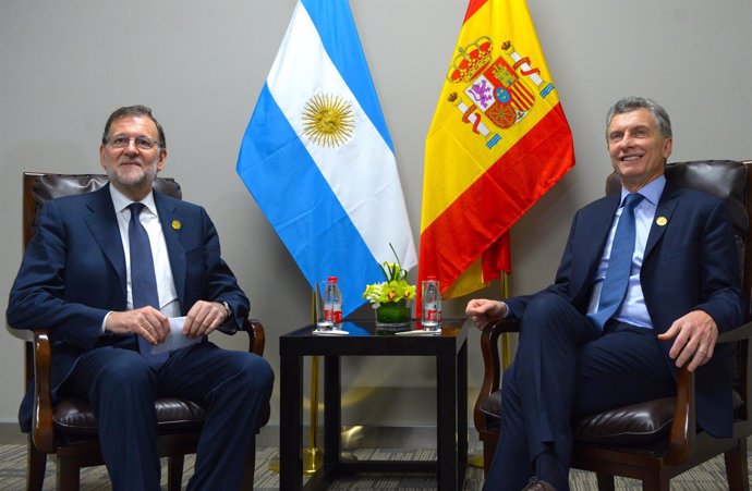 Rajoy y Macri