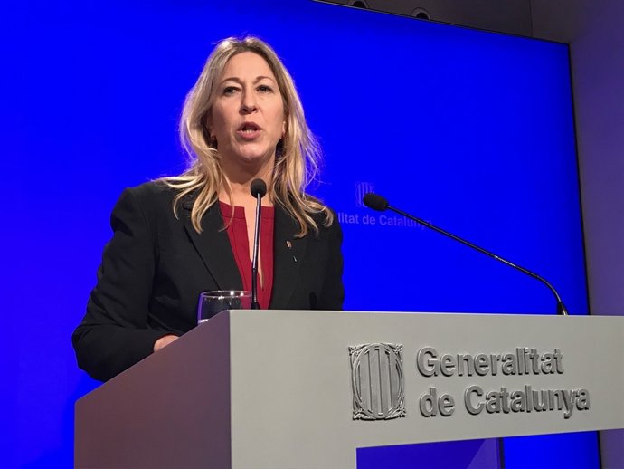 La portaveu del Govern, Neus Munté