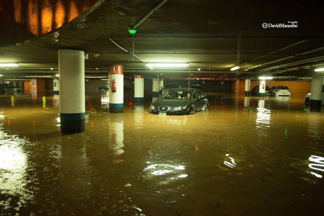 Inundaciones en Málaga.