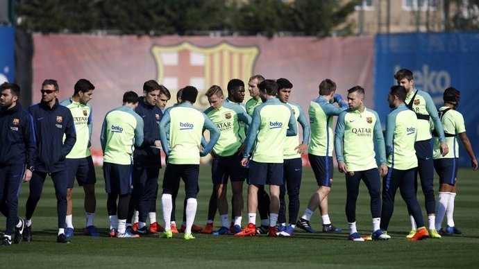 Barcelona entrenamiento